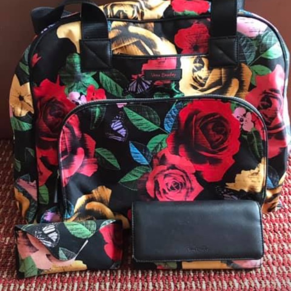 Vera Bradley Go-Anywhere carry,RDIF, and Sunglass